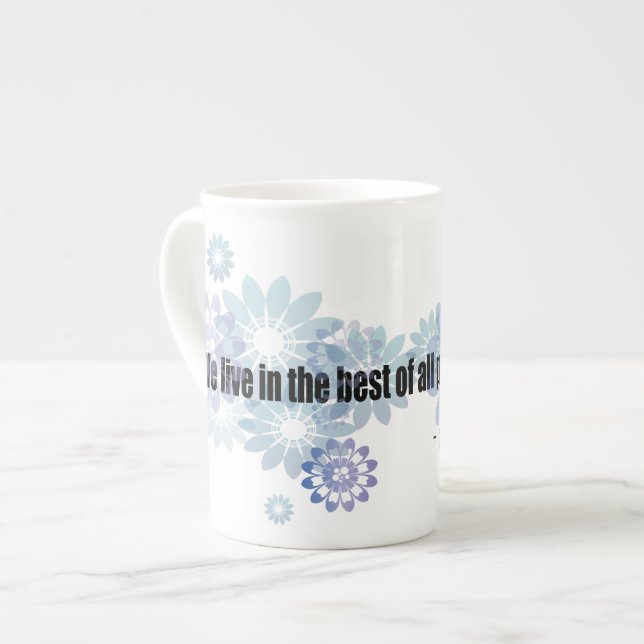 Leibniz Bone China Mug (Front Left)