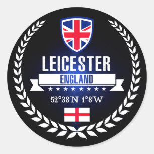 Leicester Classic Round Sticker