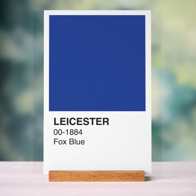 Leicester Fox Blue - Arrière - plan blanc (Neutre)