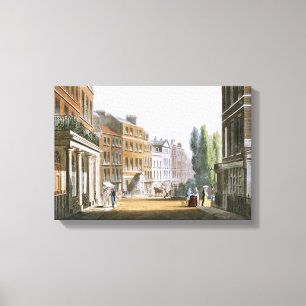 Leicester Square 1812 from Ackermann's Repository Canvas Print