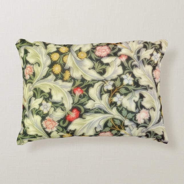 Leicester Vintage Floral Accent Pillow (Front)