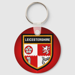 Leicestershire Flag Keychain