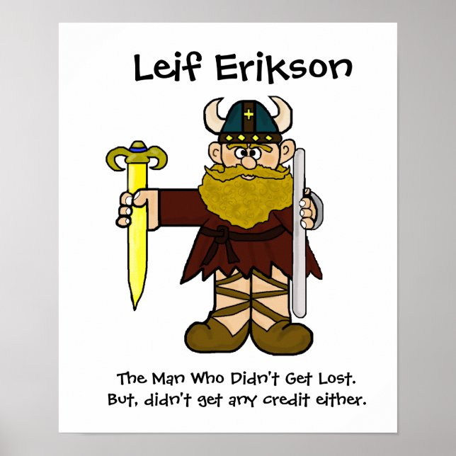 Leif Erikson Poster (Front)