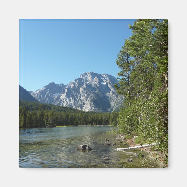 Leigh Lake at Grand Teton National Park Magnet (Front)