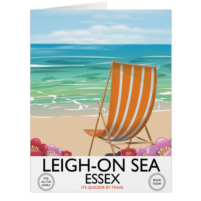 Leigh-on-Sea Essex seaside poster (Front)