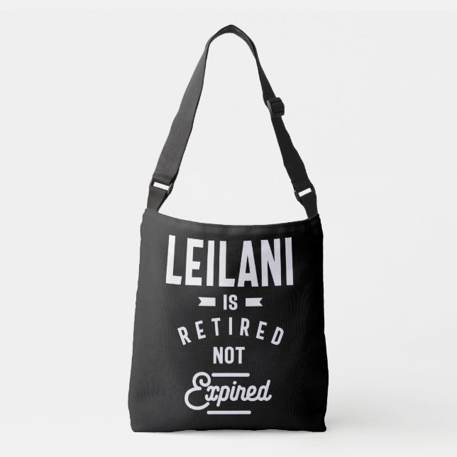 Leilani Personalized Name Birthday Gift Crossbody Bag (Front)