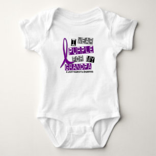 LEIOMYOSARCOMA I Wear Purple For My Grandpa 37 Baby Bodysuit