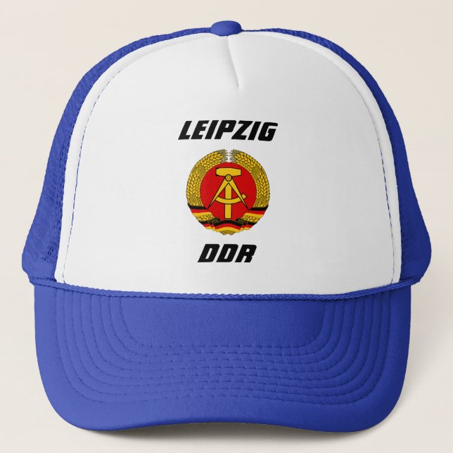 Leipzig, DDR - East Germany Trucker Hat (Front)