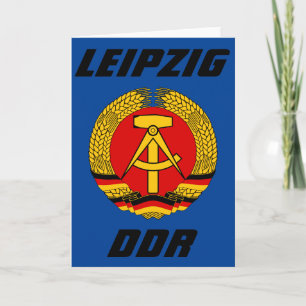 Leipzig, DDR, GDR - East Germany (Ossi) Card