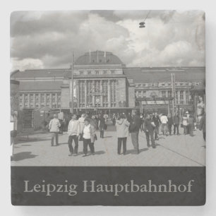 Leipzig Hauptbahnhof Railway Station Stone Coaster
