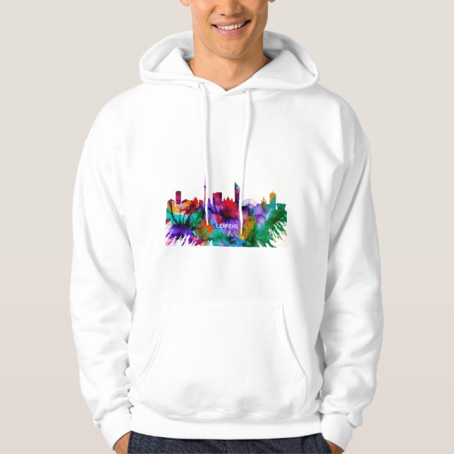 Leipzig Skyline Hoodie (Front)