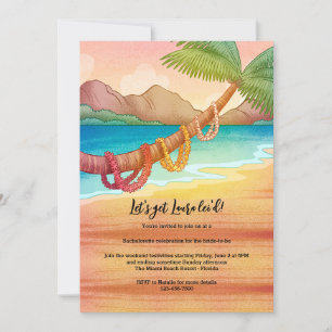 Leis On A Tree Invitation