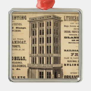 Leisenring's Printing House Metal Ornament