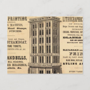Leisenring's Printing House Postcard