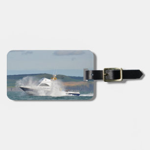 Leisure Fishing Boat Luggage Tag