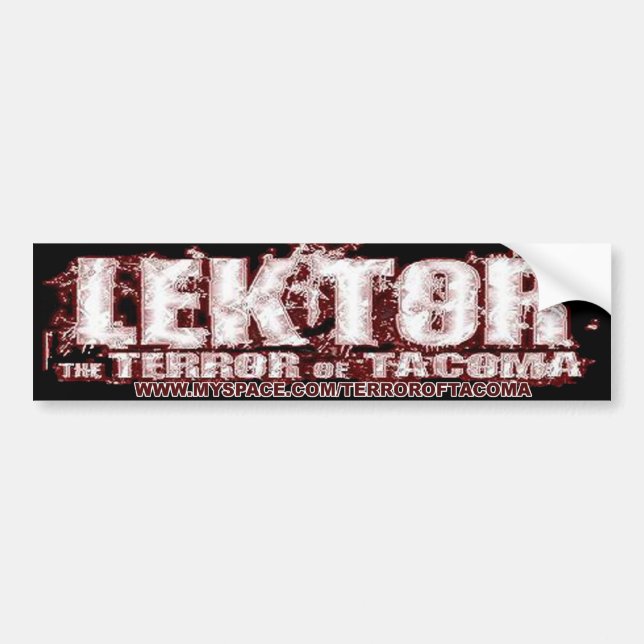 Lektor Bumper Sticker 2 (Front)