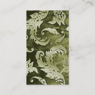 L'Élégant Carte de visite Vintage Verdigris Swir