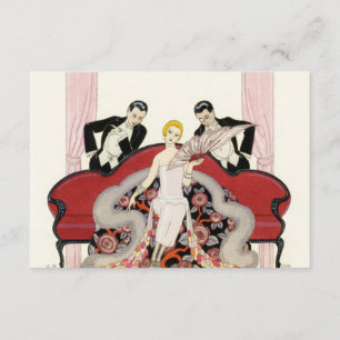 L'élégante Dame de Paris Invitations Art Déco