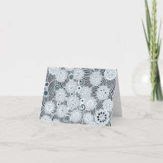 Leliza Designs carte de note blanche