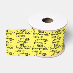 Lemma (Lemonade) Mathematics Linguistics Humour Grosgrain Ribbon