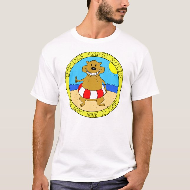 Lemmings contre le T-shirt de suicide (Devant)