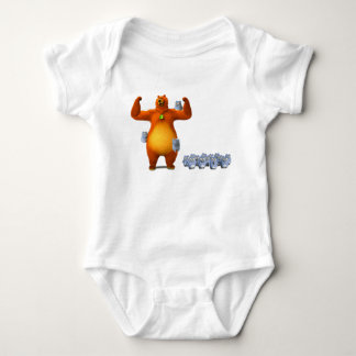 Lemmings Tabodi And Grizzy characters super, fun Baby Bodysuit