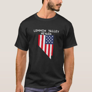 Lemmon Valley Nevada USA State America Travel Neva T-Shirt