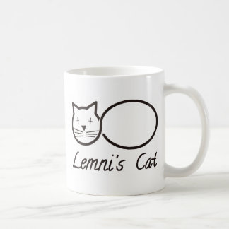 lemniscate the lemni cat coffee mug