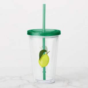 Lemon Acrylic Tumbler