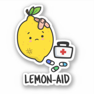 Lemon-aid Funny First Aid Lemon Pun