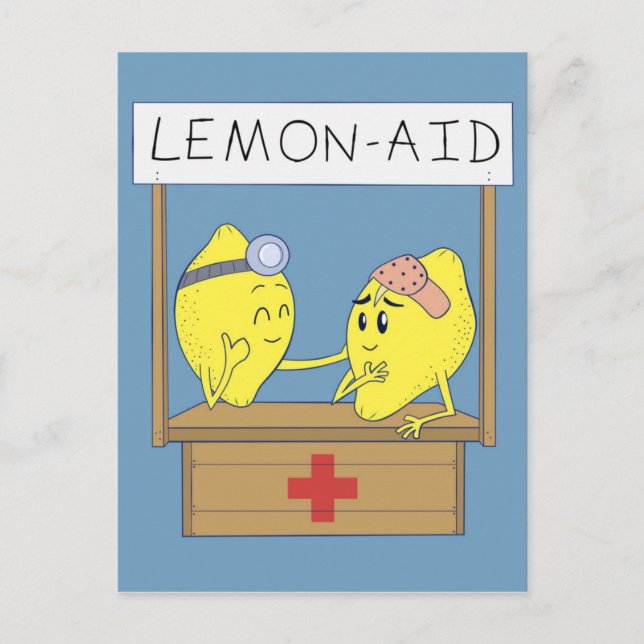 Lemon Aid Postcard (Front)