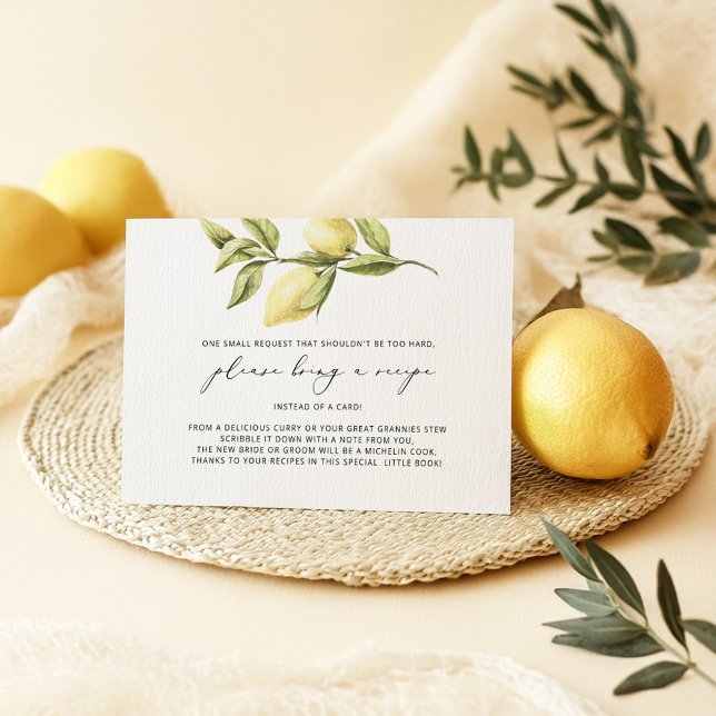 Lemon Amalfi Coast recipe request Enclosure Card (Creator Uploaded)