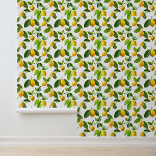 Lemon and its branch wallpaper