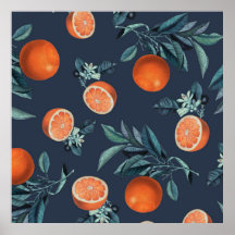 Lemon and Leaf Pattern VI