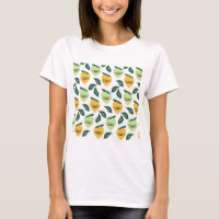 Lemon and Lime Citrus Cartoon Illustration