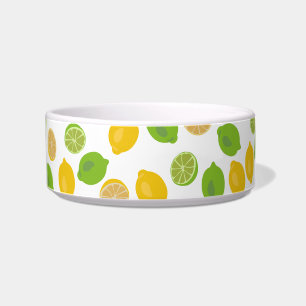 Lemon and Lime Pattern Bowl
