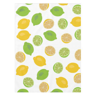 Lemon and Lime Pattern Tablecloth