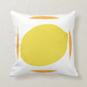 Lemon and Lime Throw Pillow