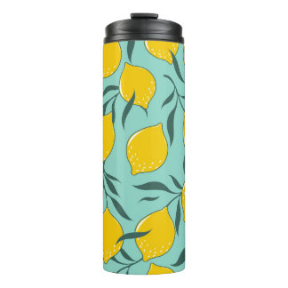 Lemon Art Fashion Abstract Seamless Thermal Tumbler