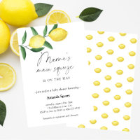 Lemon Baby Shower Mama's Main Squeeze Invitation