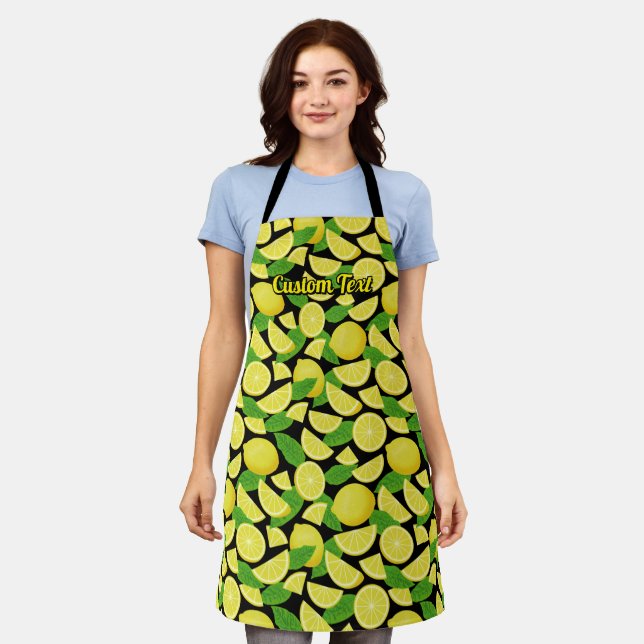 Lemon Background Apron (Worn)