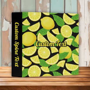 Lemon Background Binder