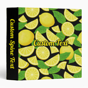 Lemon Background Binder