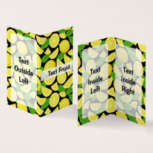 Lemon Background Business Card