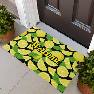 Lemon Background Doormat