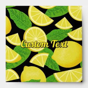 Lemon Background Envelope