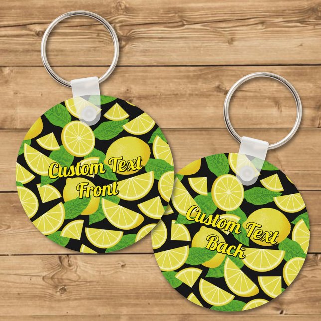 Lemon Background Keychain (Creator Uploaded)