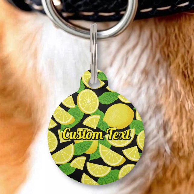 Lemon Background Pet Tag (Creator Uploaded)