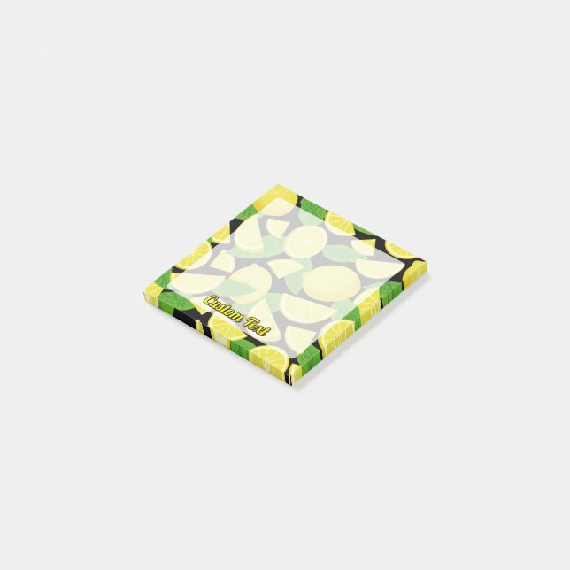 Lemon Background Post-it Notes (Angled)