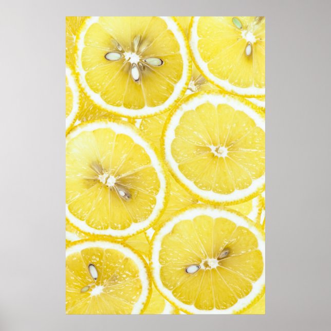 Lemon background poster (Front)